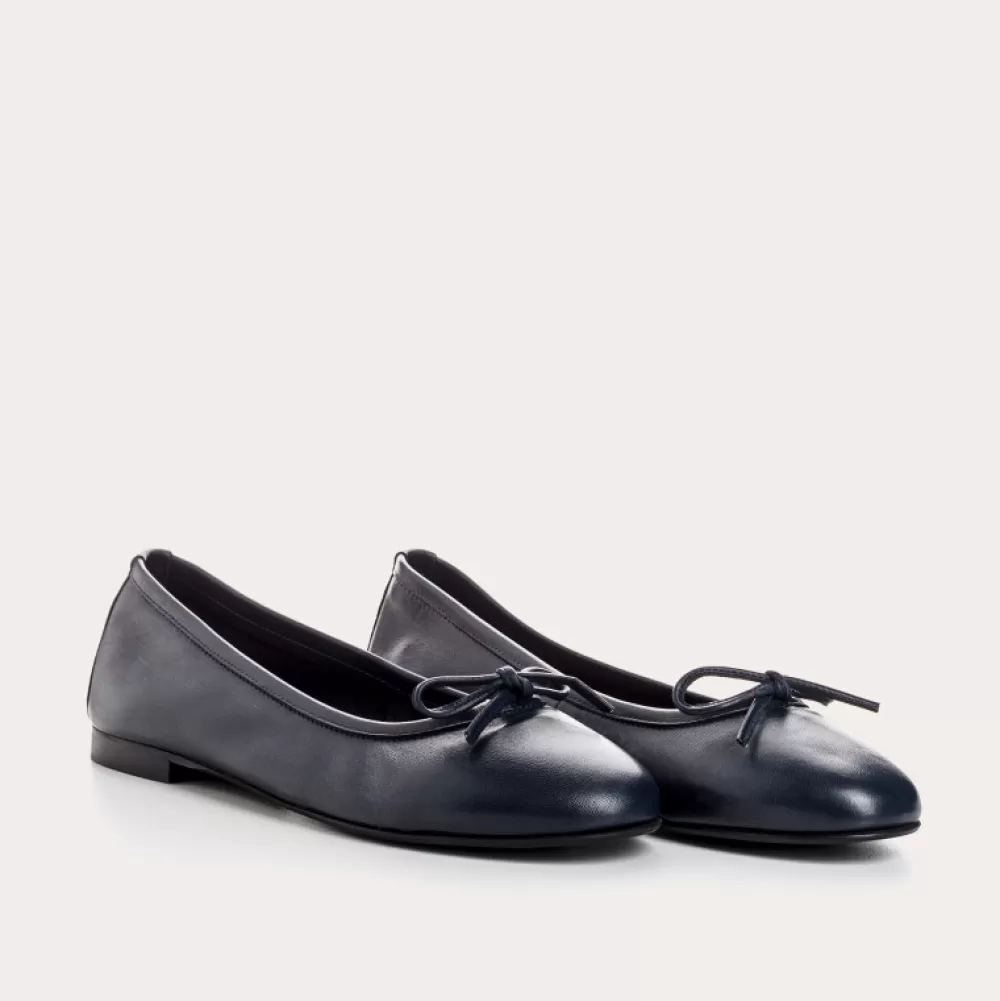 Femme Reqins Ballerines Carmen Cuir Cc