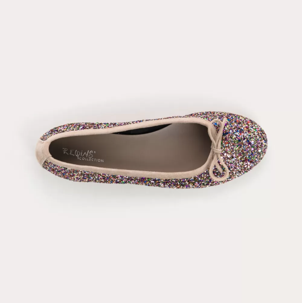 Femme Reqins Ballerines Carmen Glitter Cc