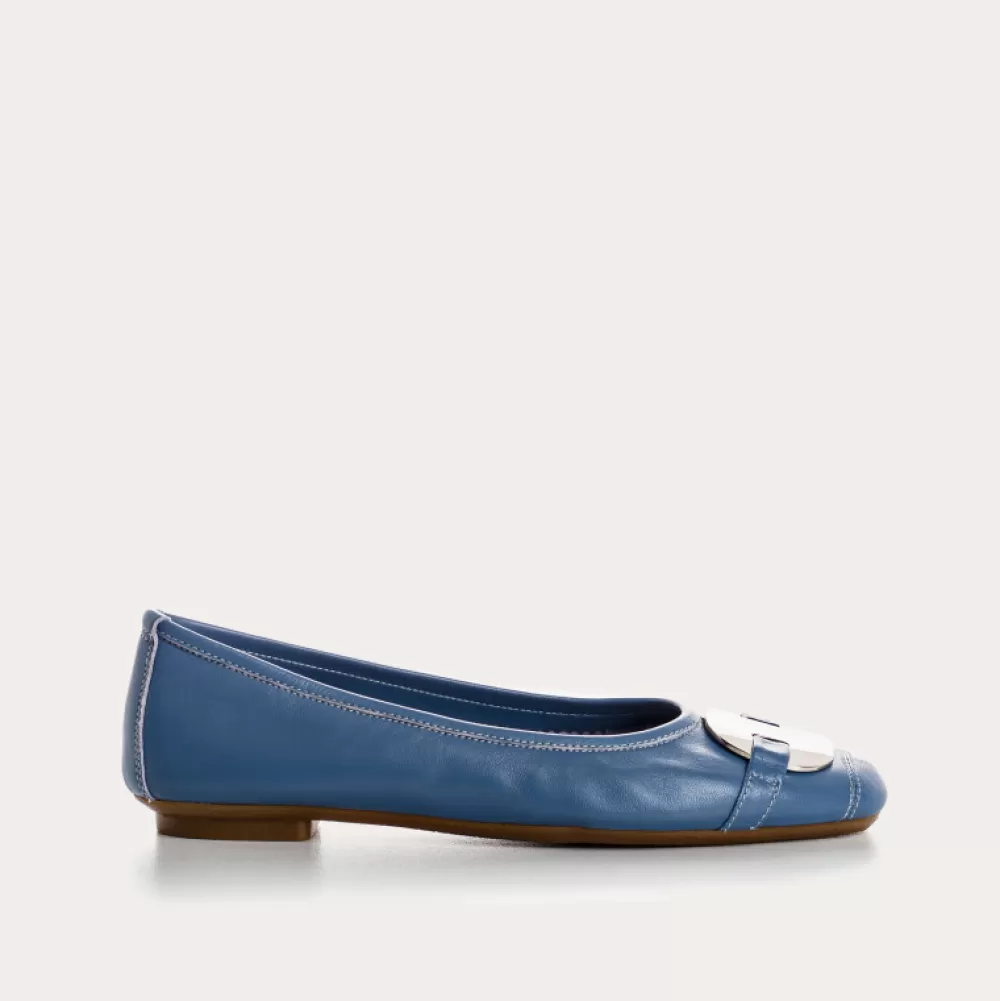 Femme Reqins Ballerines Hermes Cuir