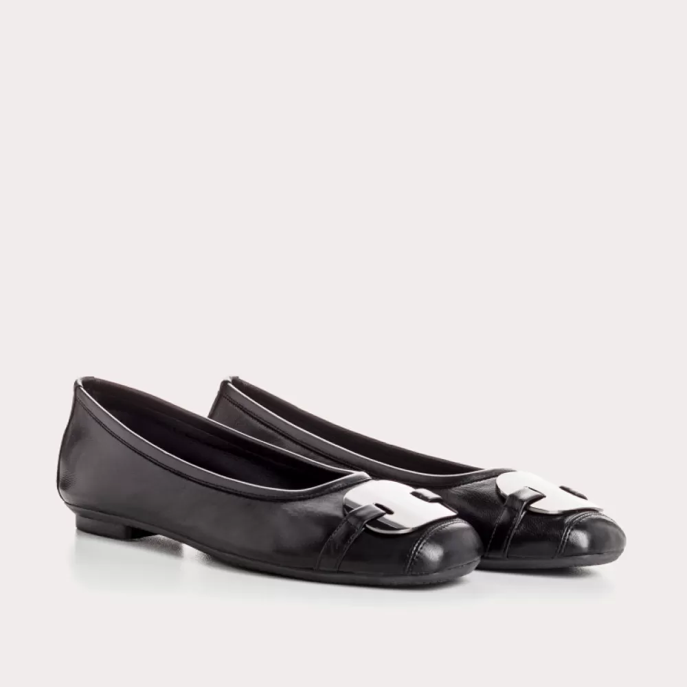 Femme Reqins Ballerines Hermes Cuir