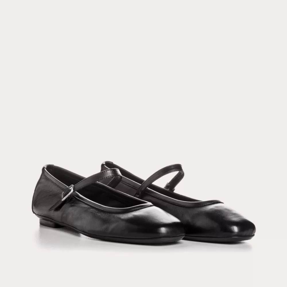 Femme Reqins Ballerines Honor Cuir