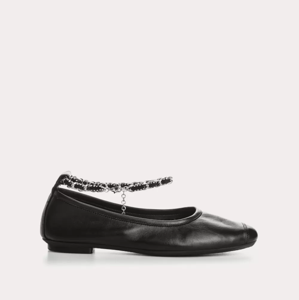 Femme Reqins Ballerines Hyphen Cuir