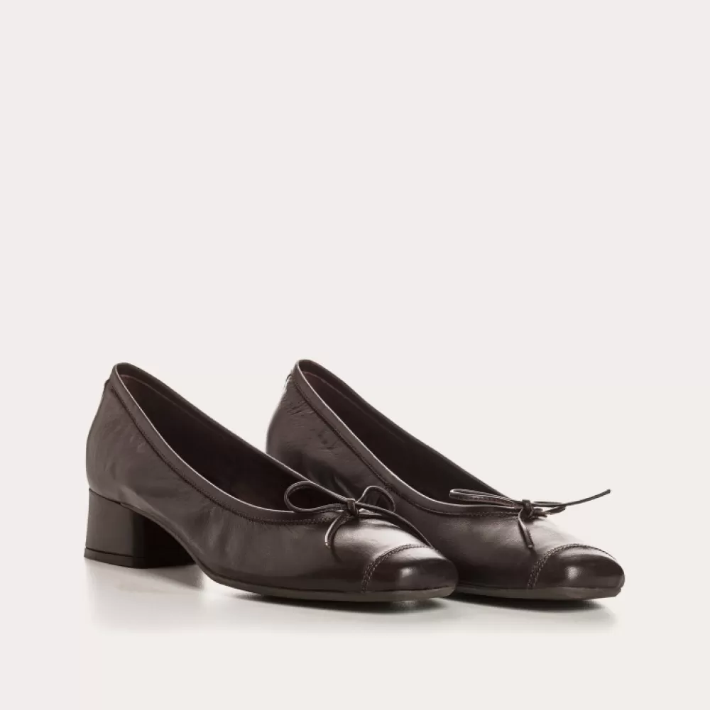 Femme Reqins Ballerines Kyriel Cuir