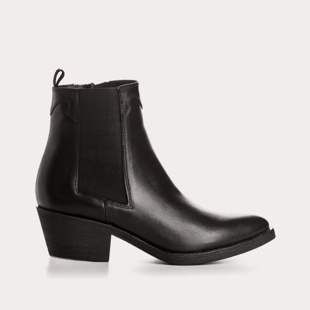 Femme Reqins Boots Elioth Cuir