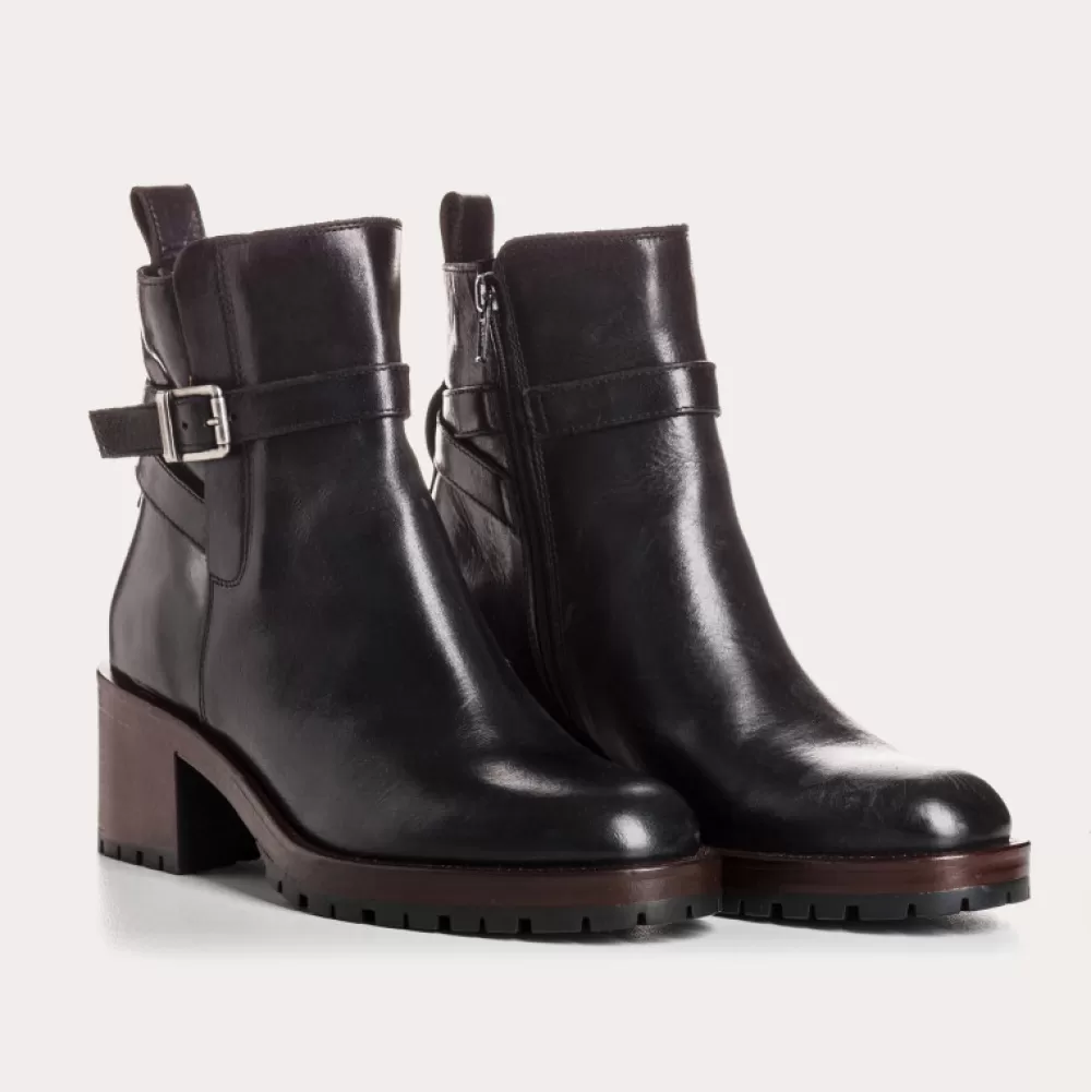 Femme Reqins Boots Enea Cuir