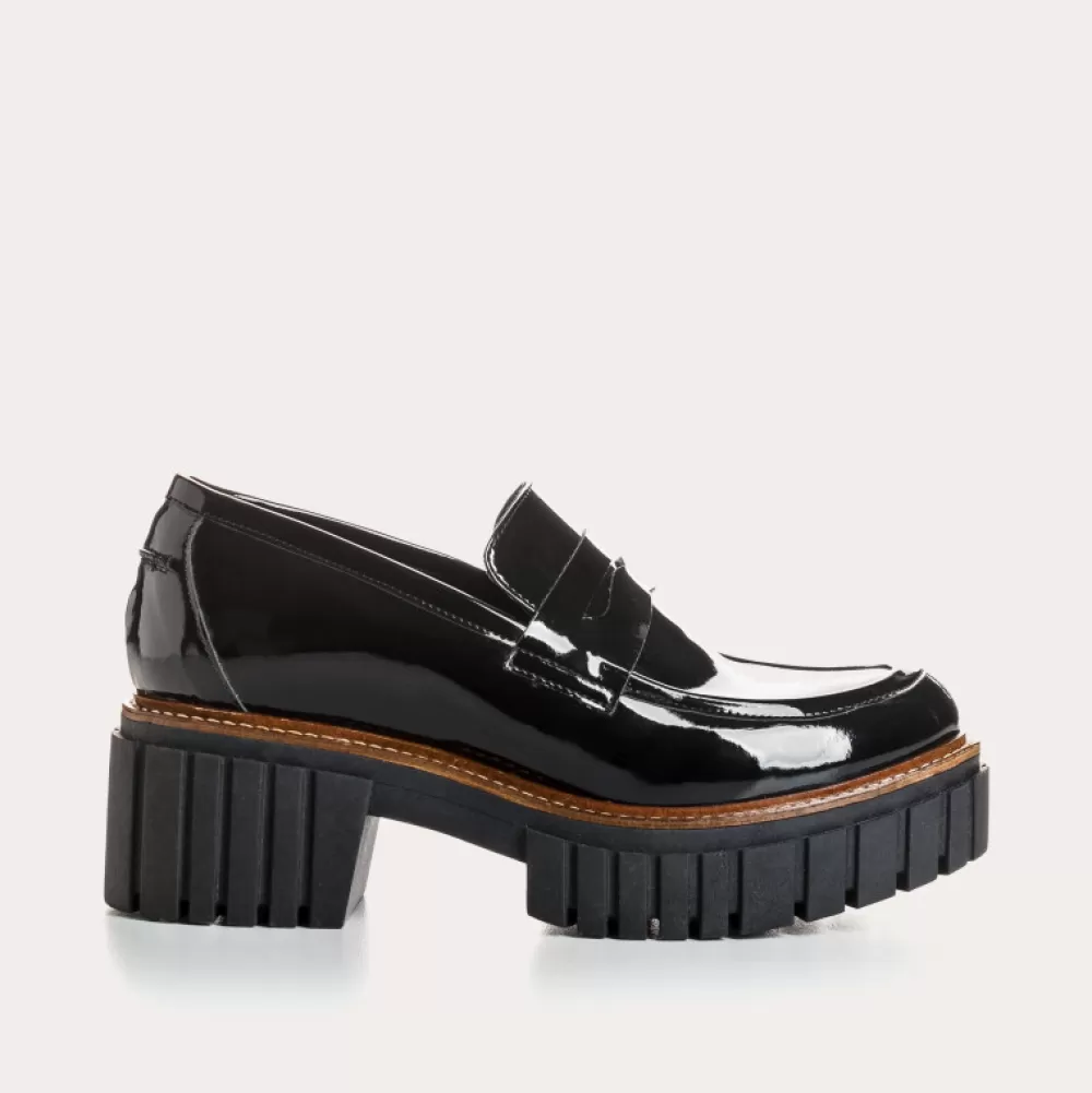 Femme Reqins Mocassins Belina Vernis