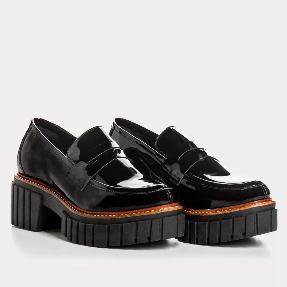 Femme Reqins Mocassins Belina Vernis