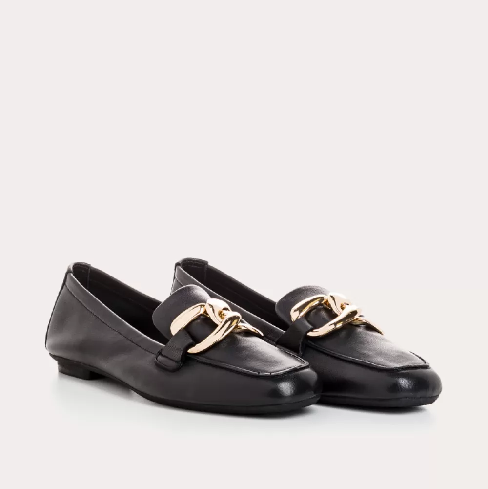 Femme Reqins Mocassins Haster Cuir