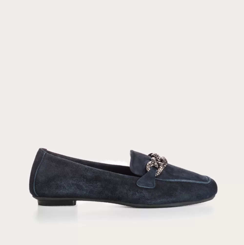 Femme Reqins Mocassins Holding Cuir Velours