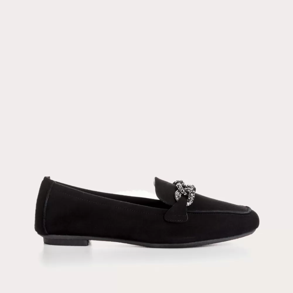 Femme Reqins Mocassins Holding Cuir Velours