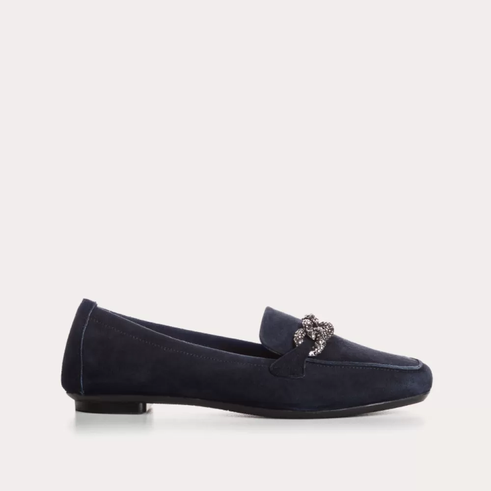 Femme Reqins Mocassins Holding Cuir Velours