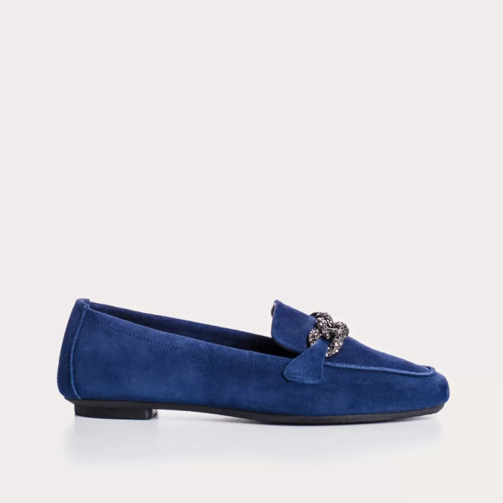 Femme Reqins Mocassins Holding Cuir Velours