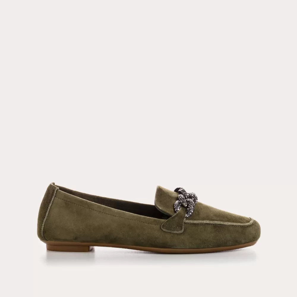 Femme Reqins Mocassins Holding Cuir Velours