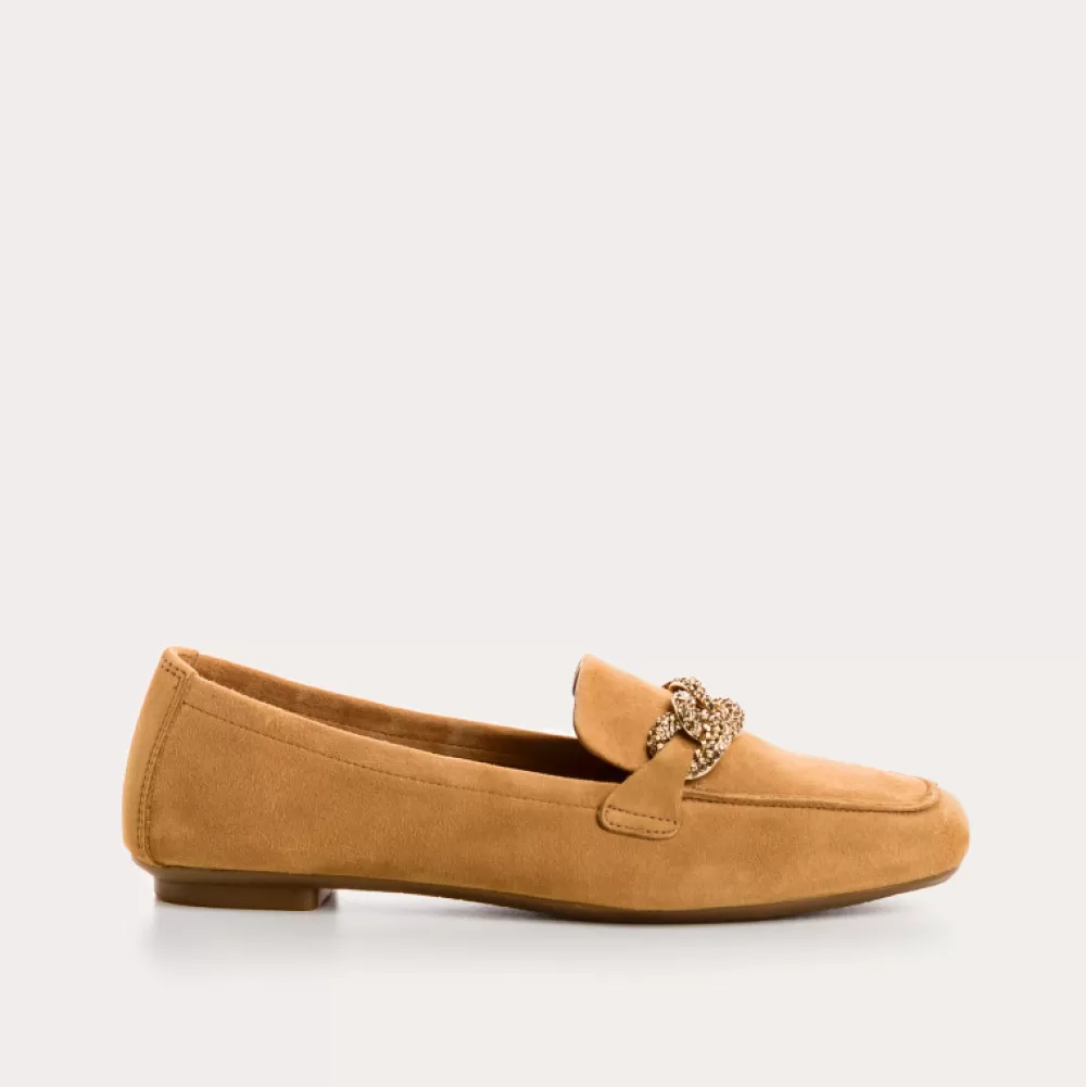 Femme Reqins Mocassins Holding Cuir Velours