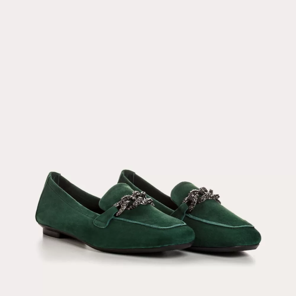 Femme Reqins Mocassins Holding Cuir Velours