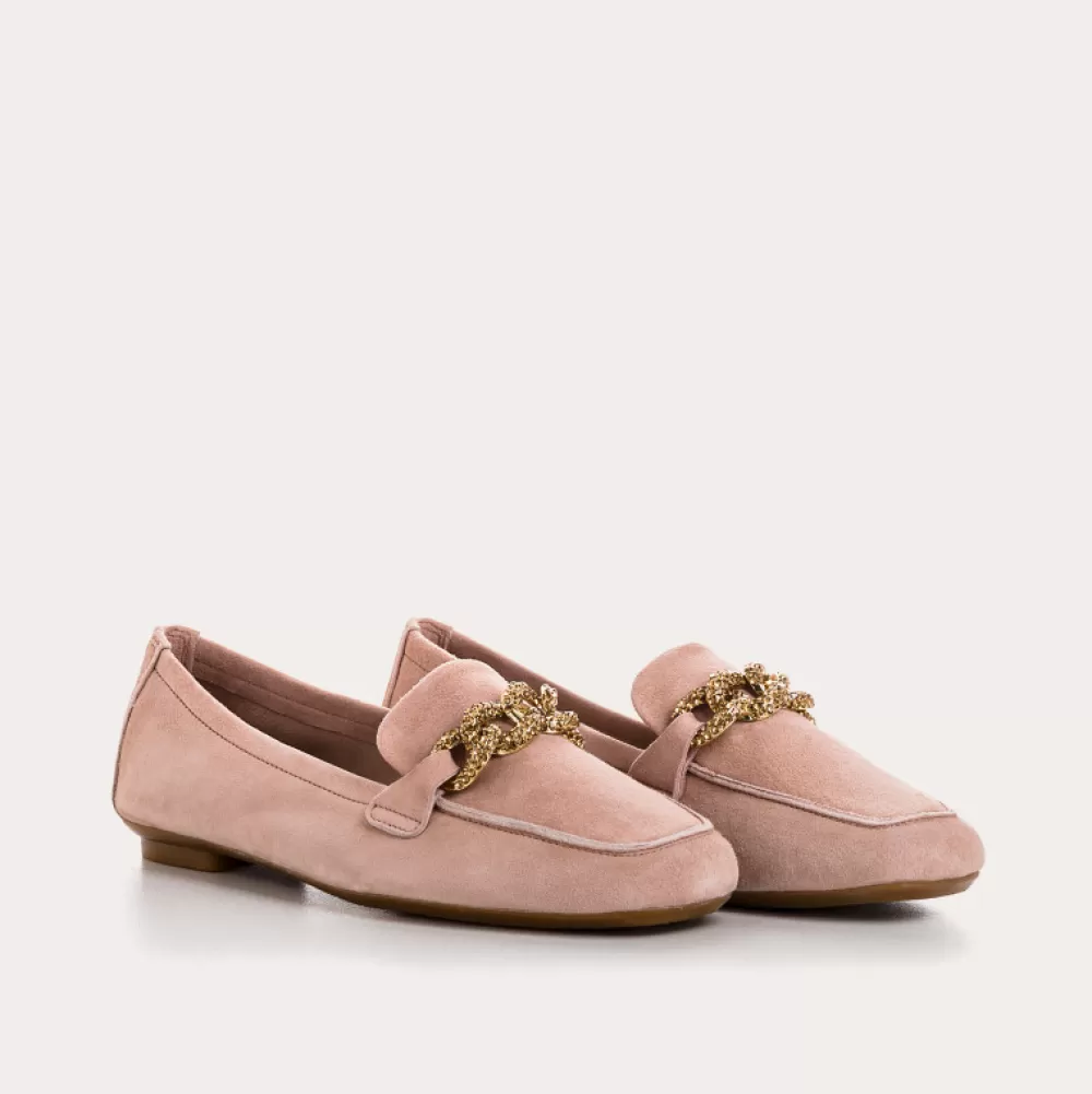 Femme Reqins Mocassins Holding Cuir Velours