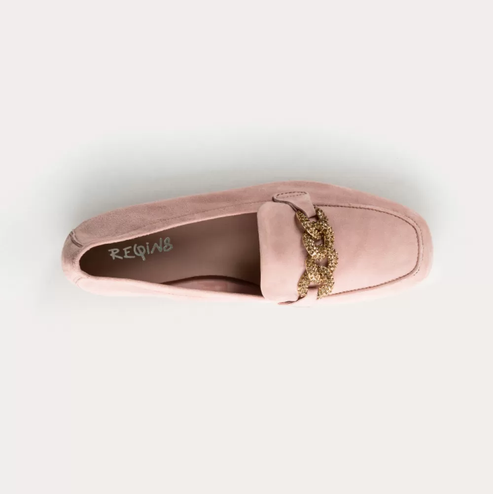 Femme Reqins Mocassins Holding Cuir Velours