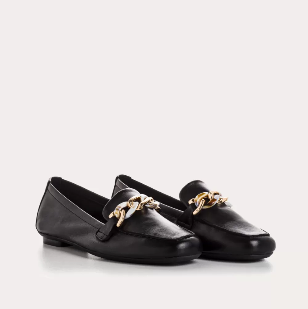 Femme Reqins Mocassins Horel Cuir