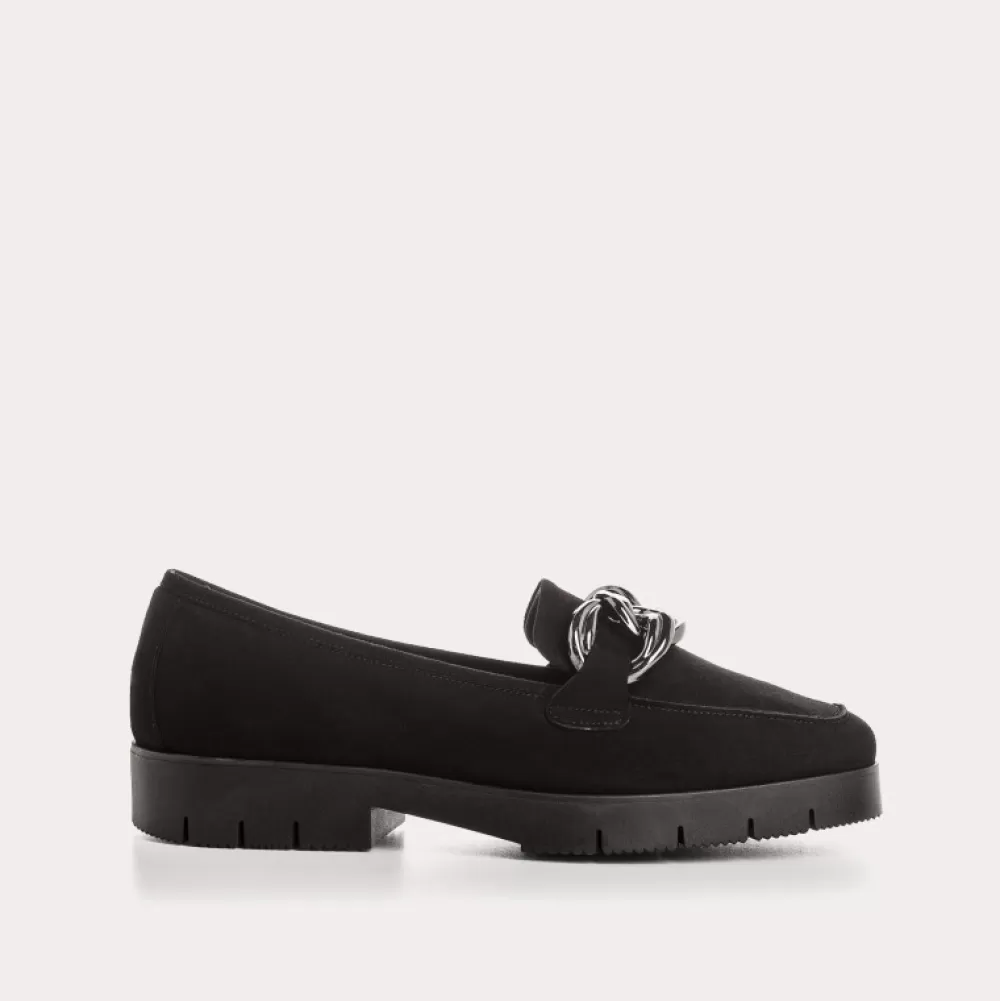 Femme Reqins Mocassins Mashi Cuir Velours