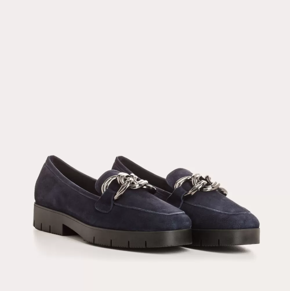 Femme Reqins Mocassins Mashi Cuir Velours