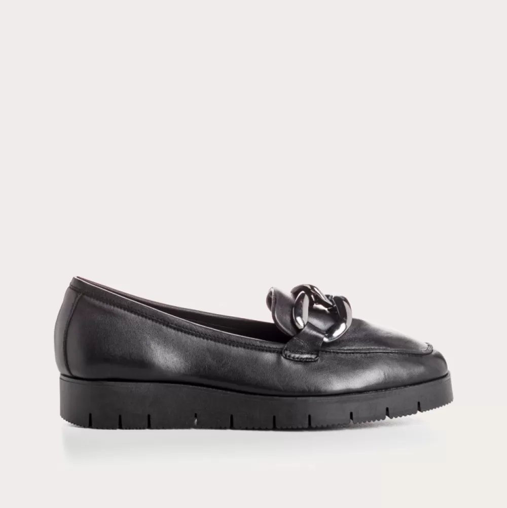 Femme Reqins Mocassins Naster Cuir