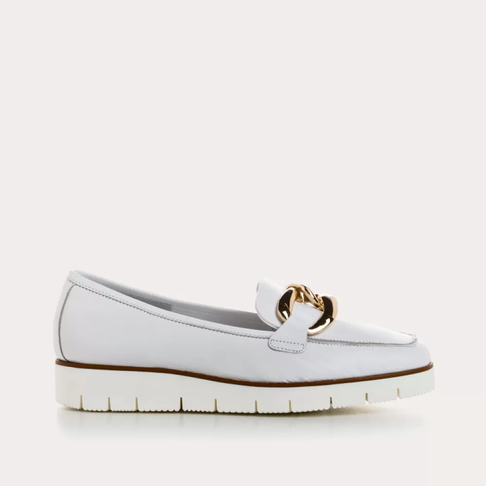 Femme Reqins Mocassins Naster Cuir