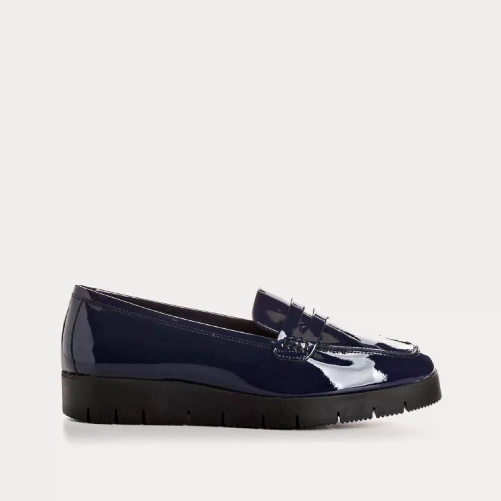 Femme Reqins Mocassins Nomani Vernis