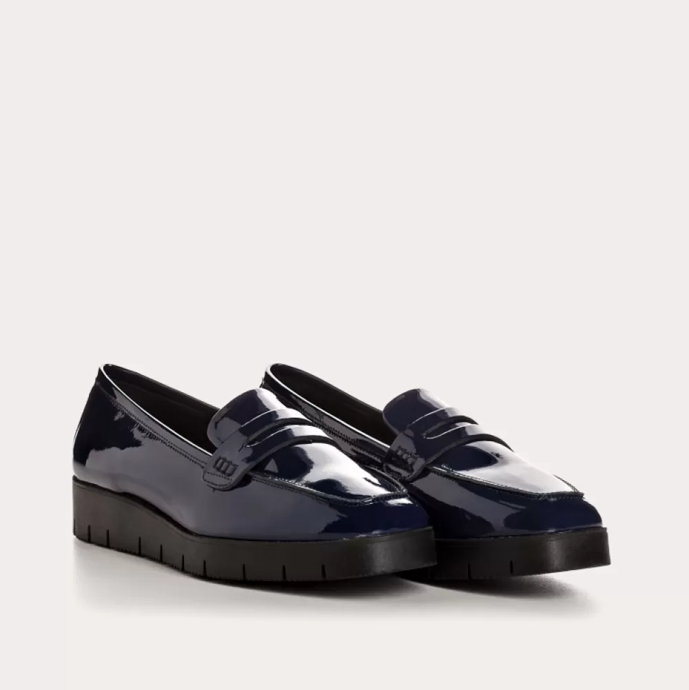 Femme Reqins Mocassins Nomani Vernis